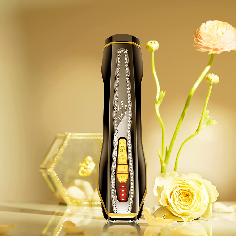 Dr.Arrivo Zeus Ⅴ Skin Care Tool,the Vzusa Luxury Womens Ladies Present Gifts,Made in Japan (Black)